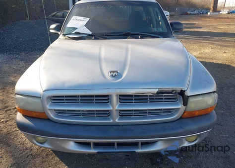 2002 Dodge Dakota Sport from USA, damaged, VIN 1B7GL32X02S668518